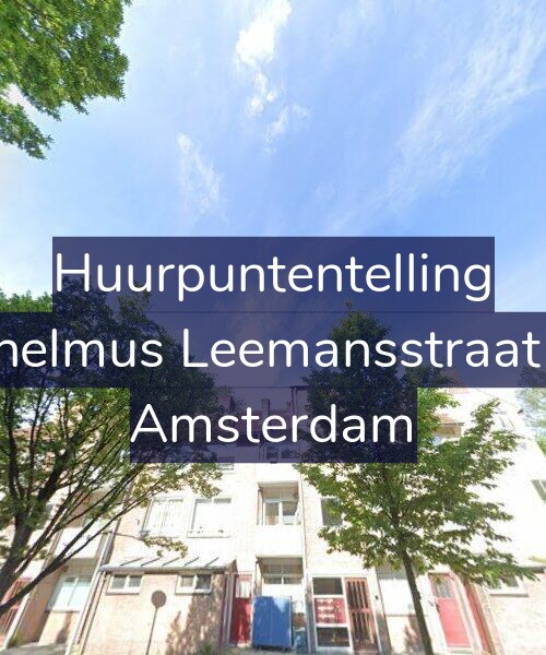 Foto gevel Huurpuntentelling voor Wilhelmus Leemansstraat 4-2, Amsterdam
