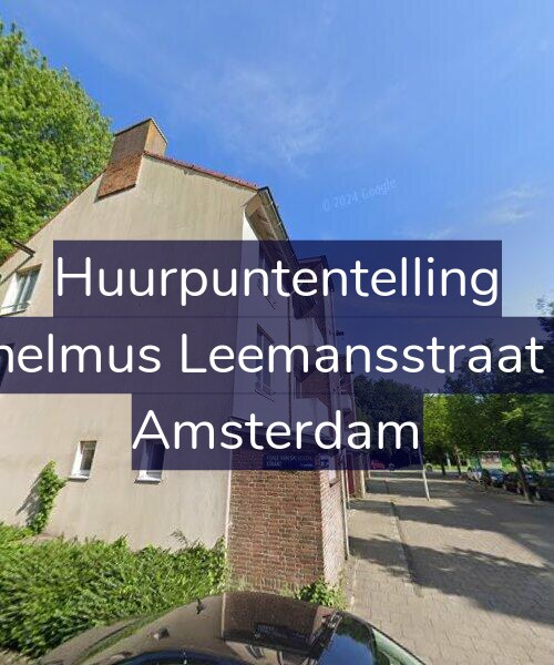 Foto gevel Huurpuntentelling voor Wilhelmus Leemansstraat 8-H, Amsterdam
