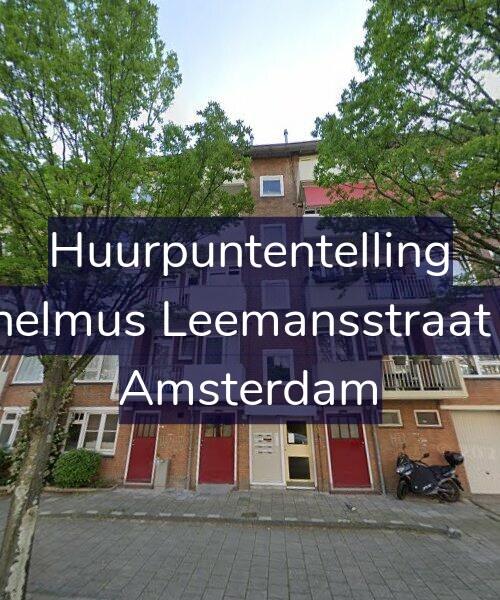 Foto gevel Huurpuntentelling voor Wilhelmus Leemansstraat 7-H, Amsterdam