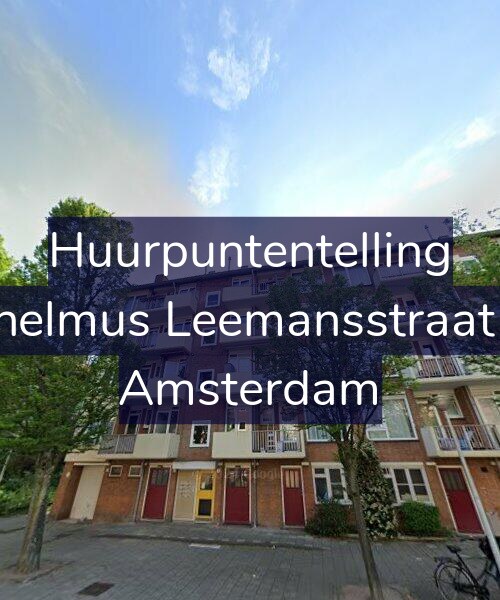 Foto gevel Huurpuntentelling voor Wilhelmus Leemansstraat 5-1, Amsterdam
