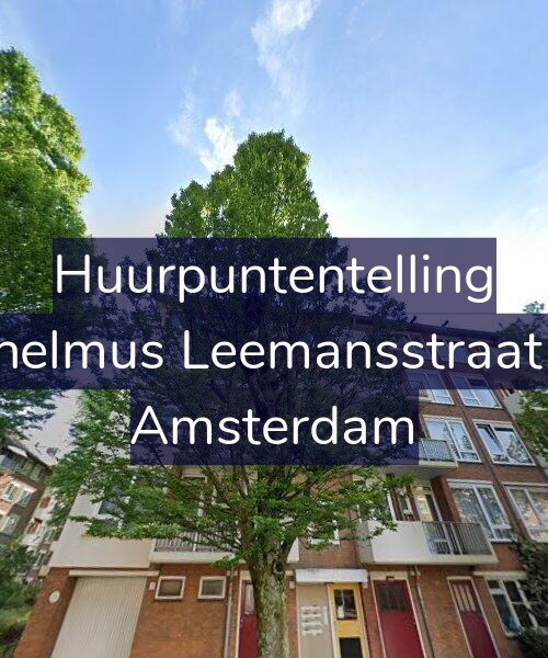 Foto gevel Huurpuntentelling voor Wilhelmus Leemansstraat 3-3, Amsterdam
