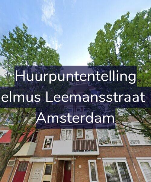 Foto gevel Huurpuntentelling voor Wilhelmus Leemansstraat 17-2, Amsterdam