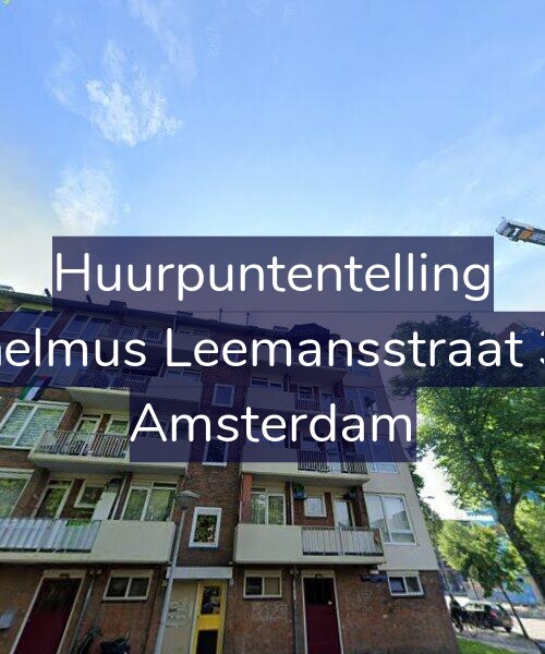 Foto gevel Huurpuntentelling voor Wilhelmus Leemansstraat 35-3, Amsterdam