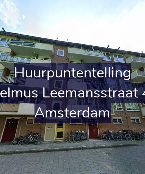 Foto gevel Huurpuntentelling voor Wilhelmus Leemansstraat 43-H, Amsterdam