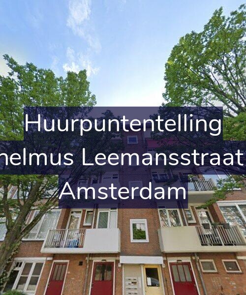 Foto gevel Huurpuntentelling voor Wilhelmus Leemansstraat 7-3, Amsterdam