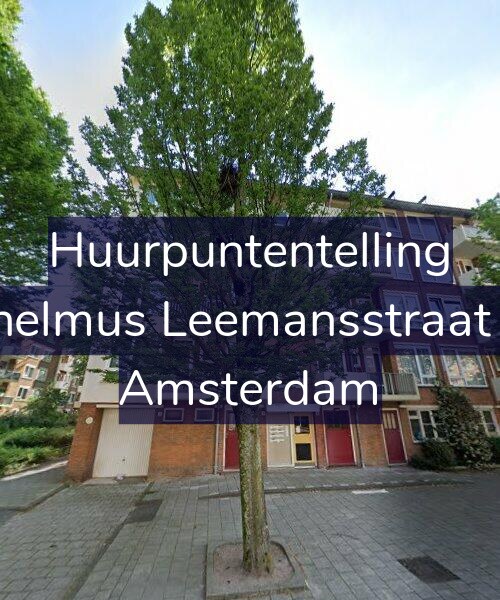 Foto gevel Huurpuntentelling voor Wilhelmus Leemansstraat 3-H, Amsterdam