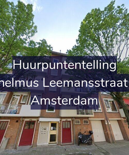 Foto gevel Huurpuntentelling voor Wilhelmus Leemansstraat 9-1, Amsterdam