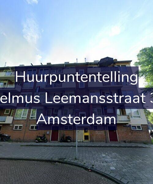 Foto gevel Huurpuntentelling voor Wilhelmus Leemansstraat 37-H, Amsterdam