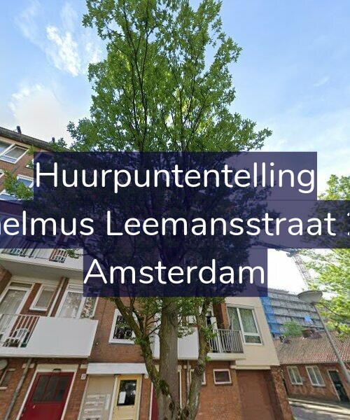 Foto gevel Huurpuntentelling voor Wilhelmus Leemansstraat 23-2, Amsterdam