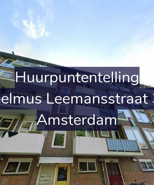 Foto gevel Huurpuntentelling voor Wilhelmus Leemansstraat 39-2, Amsterdam