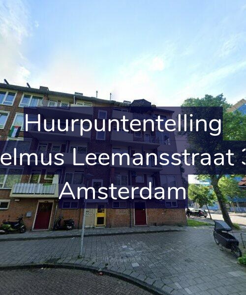 Foto gevel Huurpuntentelling voor Wilhelmus Leemansstraat 35-H, Amsterdam