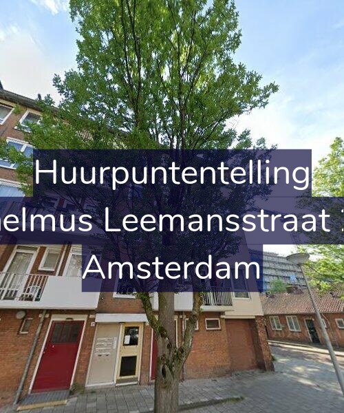 Foto gevel Huurpuntentelling voor Wilhelmus Leemansstraat 23-1, Amsterdam