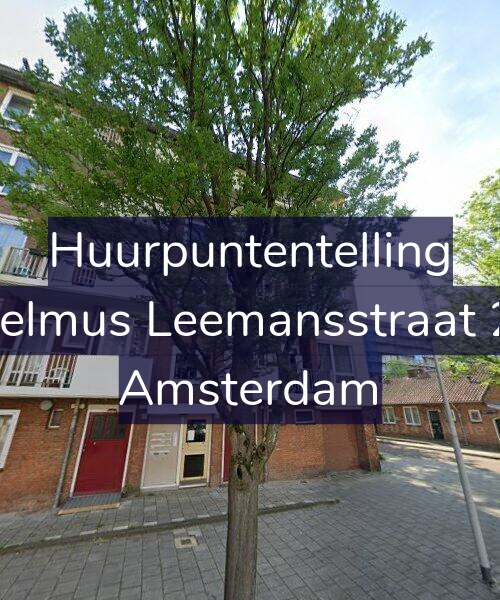 Foto gevel Huurpuntentelling voor Wilhelmus Leemansstraat 23-H, Amsterdam