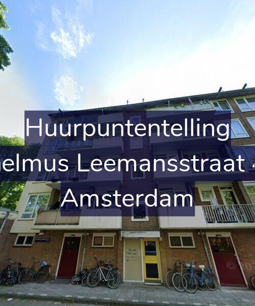 Foto gevel Huurpuntentelling voor Wilhelmus Leemansstraat 45-1, Amsterdam