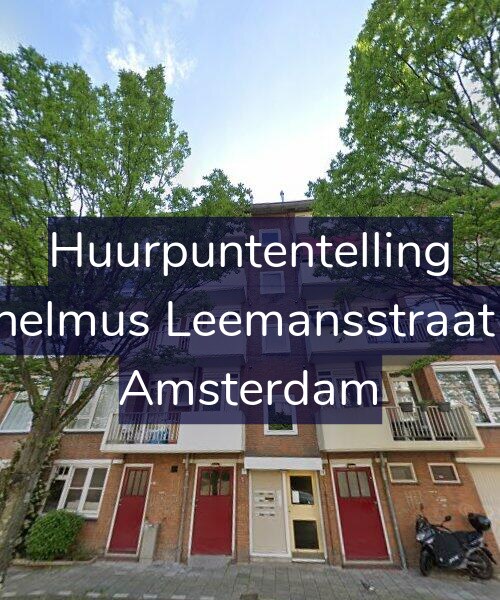 Foto gevel Huurpuntentelling voor Wilhelmus Leemansstraat 7-1, Amsterdam