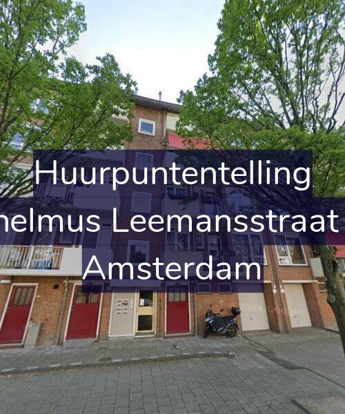 Foto gevel Huurpuntentelling voor Wilhelmus Leemansstraat 9-H, Amsterdam
