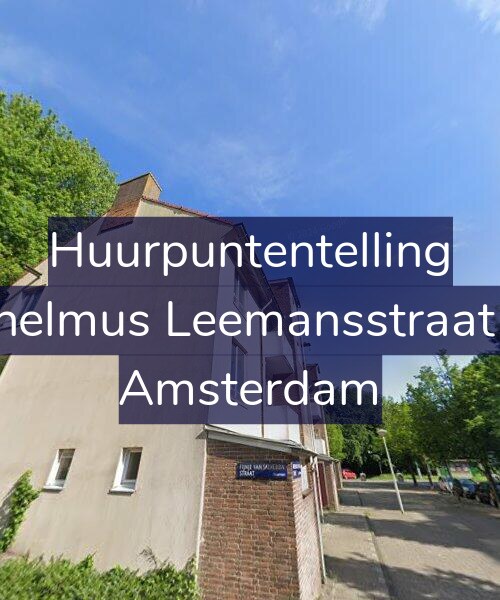 Foto gevel Huurpuntentelling voor Wilhelmus Leemansstraat 8-1, Amsterdam