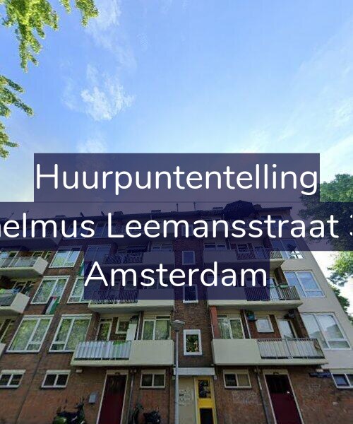 Foto gevel Huurpuntentelling voor Wilhelmus Leemansstraat 37-3, Amsterdam