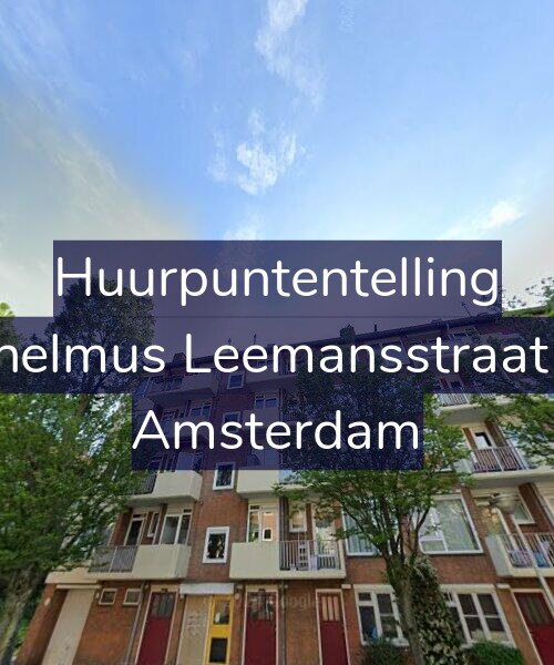 Foto gevel Huurpuntentelling voor Wilhelmus Leemansstraat 5-3, Amsterdam