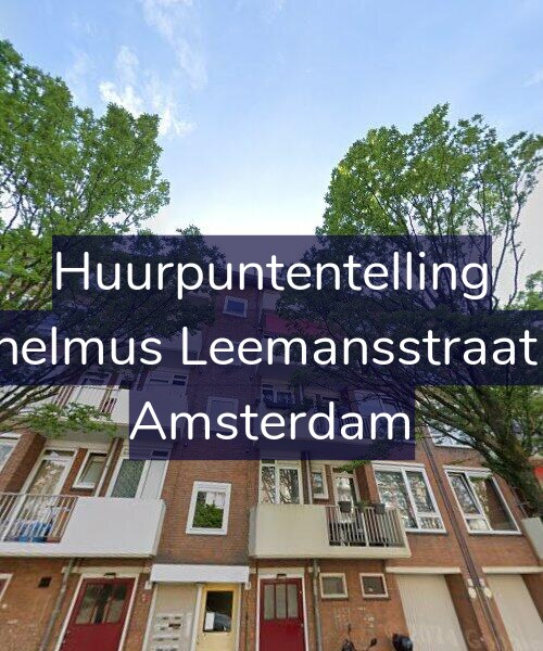 Foto gevel Huurpuntentelling voor Wilhelmus Leemansstraat 9-3, Amsterdam