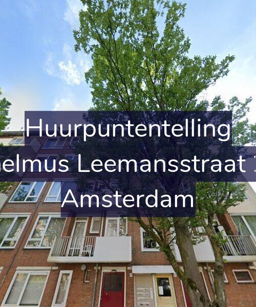 Foto gevel Huurpuntentelling voor Wilhelmus Leemansstraat 21-2, Amsterdam