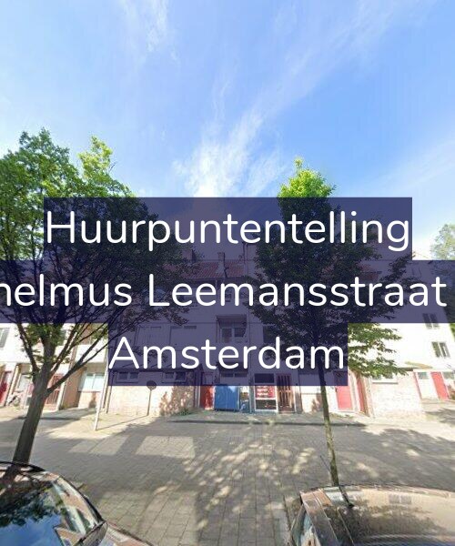 Foto gevel Huurpuntentelling voor Wilhelmus Leemansstraat 4-H, Amsterdam