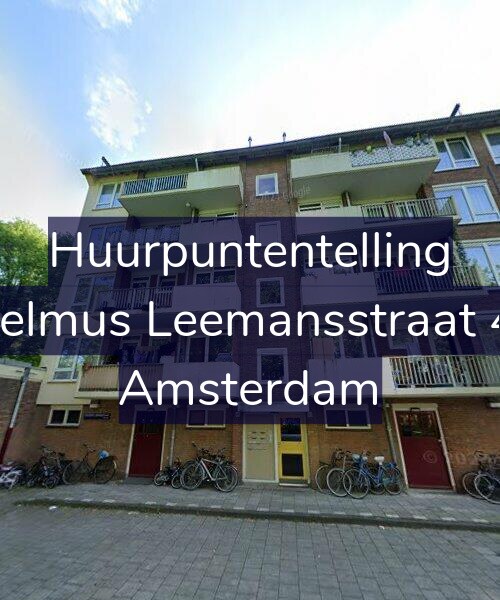 Foto gevel Huurpuntentelling voor Wilhelmus Leemansstraat 45-H, Amsterdam