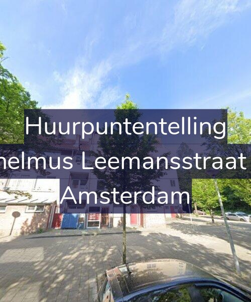 Foto gevel Huurpuntentelling voor Wilhelmus Leemansstraat 2-H, Amsterdam
