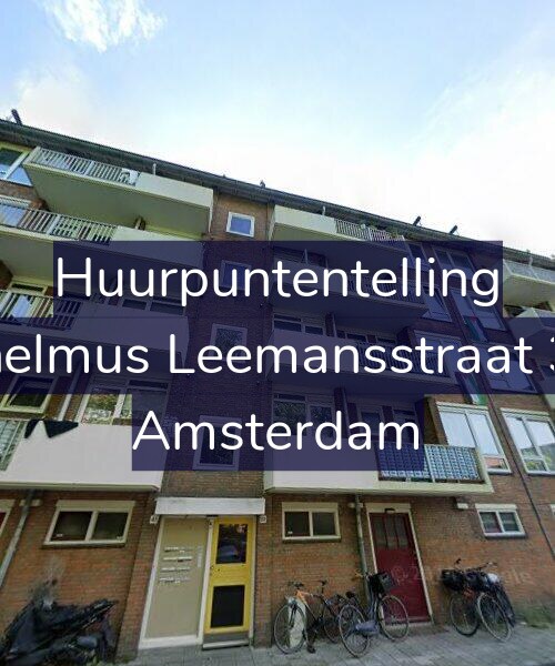 Foto gevel Huurpuntentelling voor Wilhelmus Leemansstraat 39-1, Amsterdam