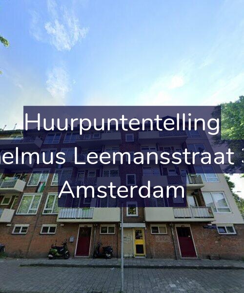 Foto gevel Huurpuntentelling voor Wilhelmus Leemansstraat 37-1, Amsterdam