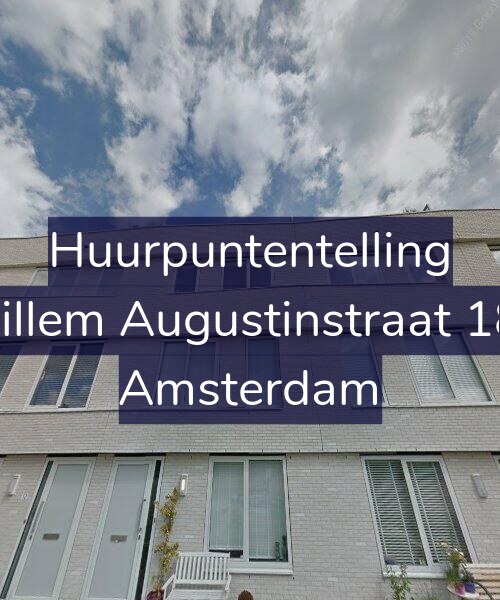 Foto gevel Huurpuntentelling voor Willem Augustinstraat 183, Amsterdam