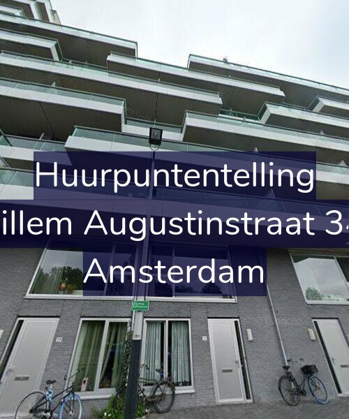 Foto gevel Huurpuntentelling voor Willem Augustinstraat 345, Amsterdam