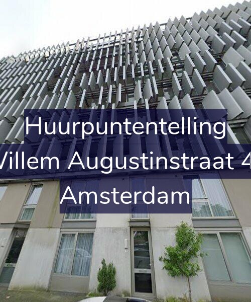 Foto gevel Huurpuntentelling voor Willem Augustinstraat 41, Amsterdam