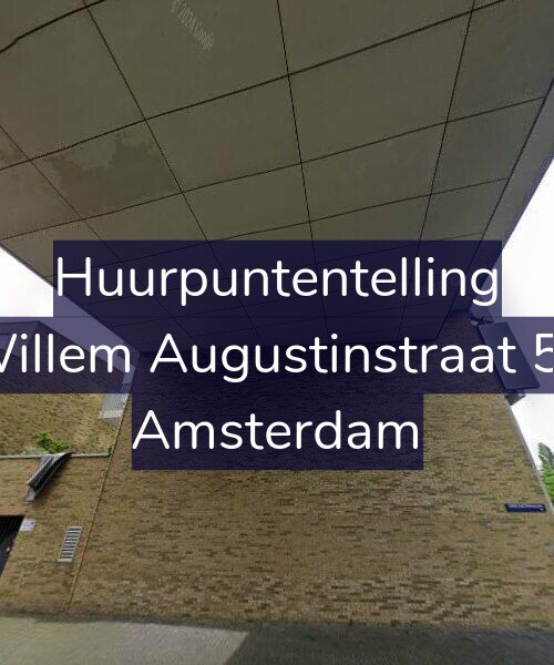 Foto gevel Huurpuntentelling voor Willem Augustinstraat 55, Amsterdam