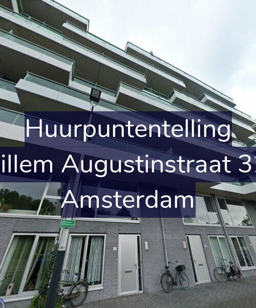 Foto gevel Huurpuntentelling voor Willem Augustinstraat 322, Amsterdam