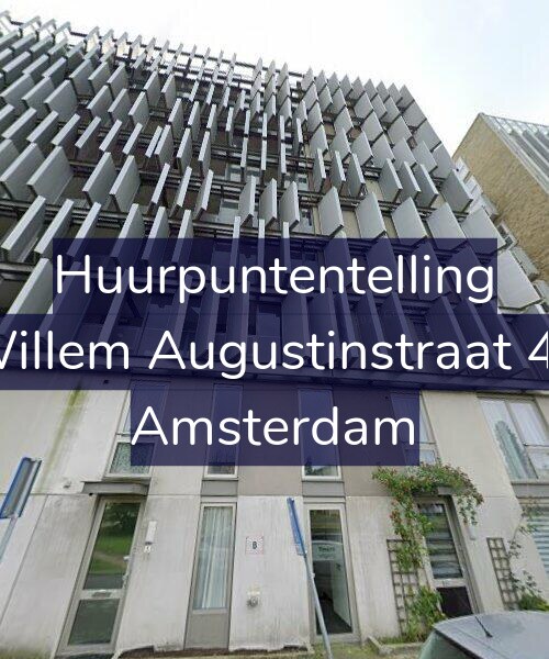 Foto gevel Huurpuntentelling voor Willem Augustinstraat 45, Amsterdam