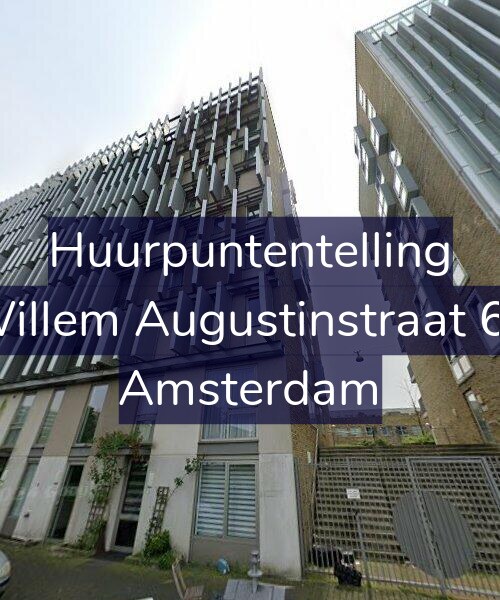 Foto gevel Huurpuntentelling voor Willem Augustinstraat 62, Amsterdam