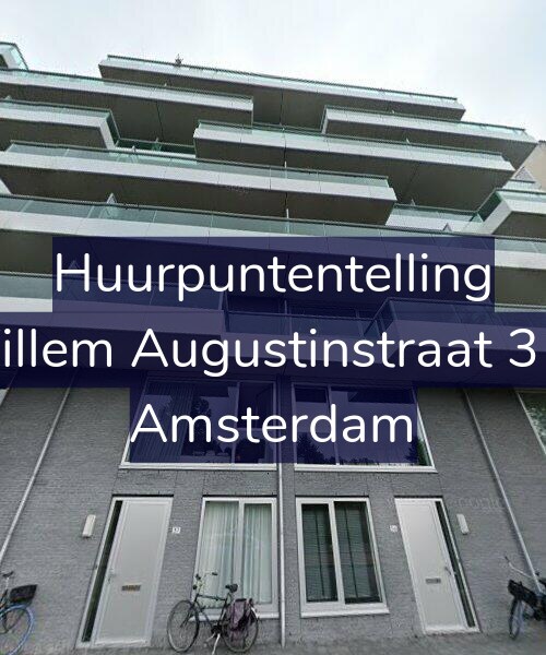 Foto gevel Huurpuntentelling voor Willem Augustinstraat 316, Amsterdam