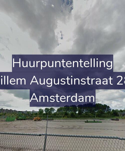 Foto gevel Huurpuntentelling voor Willem Augustinstraat 281, Amsterdam