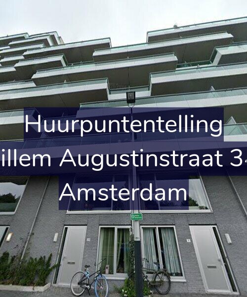 Foto gevel Huurpuntentelling voor Willem Augustinstraat 343, Amsterdam