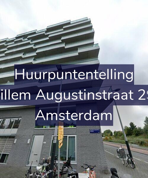 Foto gevel Huurpuntentelling voor Willem Augustinstraat 299, Amsterdam