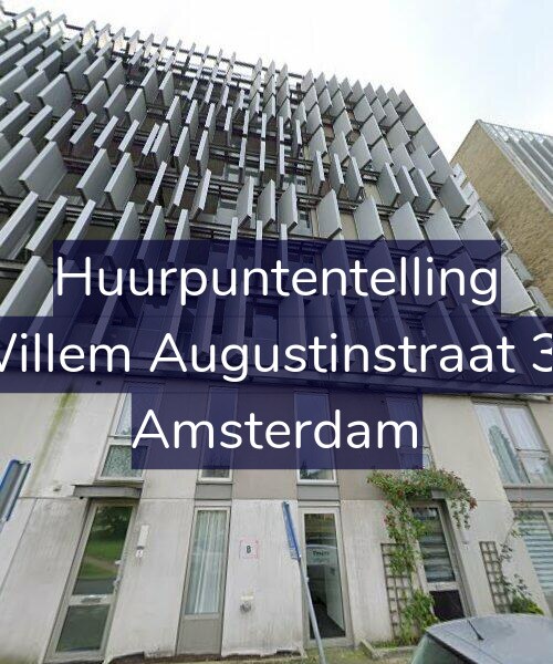 Foto gevel Huurpuntentelling voor Willem Augustinstraat 37, Amsterdam