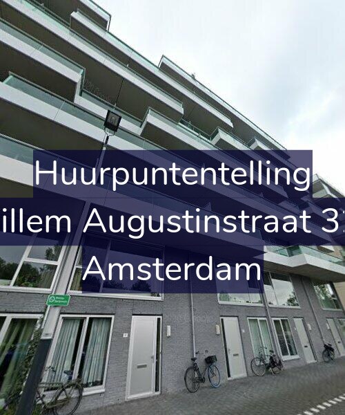Foto gevel Huurpuntentelling voor Willem Augustinstraat 323, Amsterdam