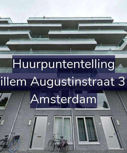 Foto gevel Huurpuntentelling voor Willem Augustinstraat 315, Amsterdam