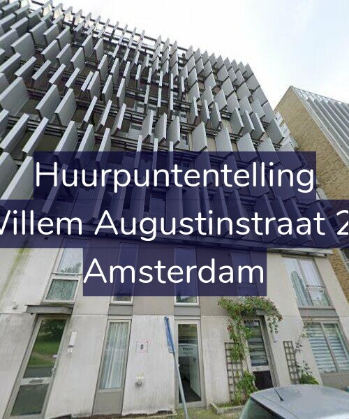Foto gevel Huurpuntentelling voor Willem Augustinstraat 21, Amsterdam