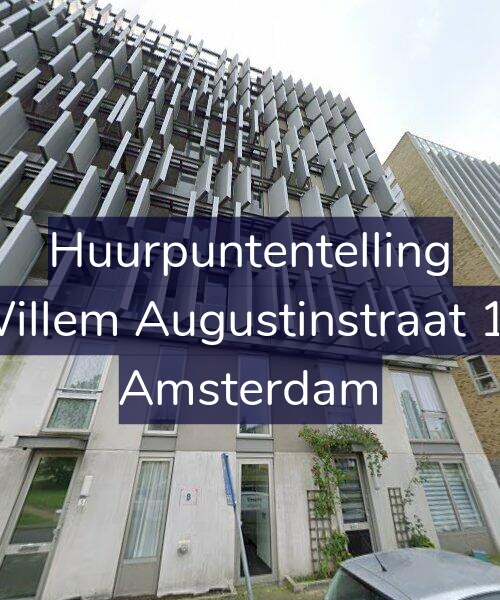 Foto gevel Huurpuntentelling voor Willem Augustinstraat 13, Amsterdam