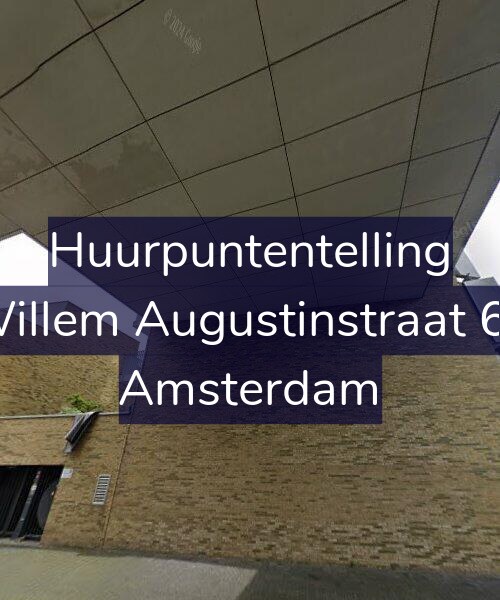 Foto gevel Huurpuntentelling voor Willem Augustinstraat 63, Amsterdam