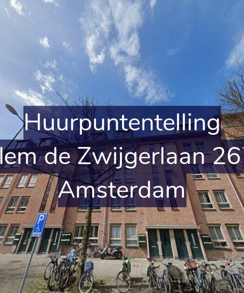 Foto gevel Huurpuntentelling voor Willem de Zwijgerlaan 267-D, Amsterdam
