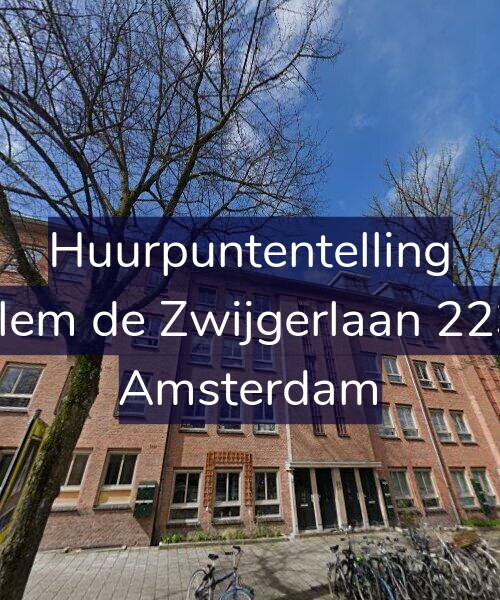 Foto gevel Huurpuntentelling voor Willem de Zwijgerlaan 223-A, Amsterdam