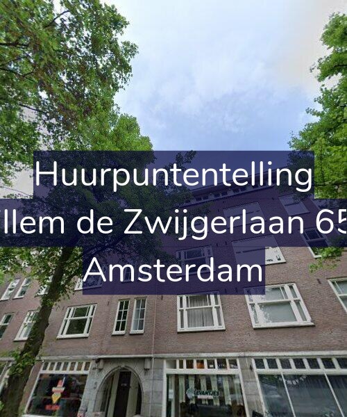 Foto gevel Huurpuntentelling voor Willem de Zwijgerlaan 65-3, Amsterdam